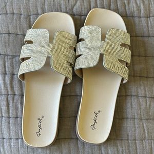 Rhinestone sandal